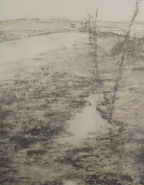 Aly vd Wal, Noordpolderzijl, 60 x 40 cm, acrylaat-diepdruk