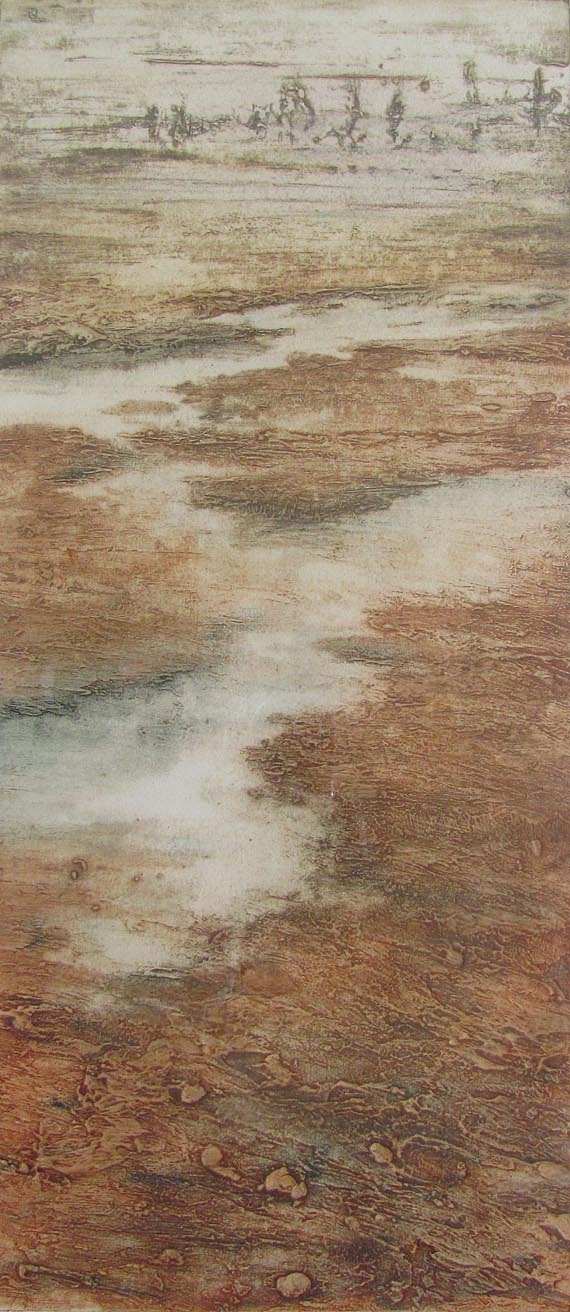 Aly vd Wal, slenk, 52 x 24 cm, acrylaat-diepdruk